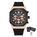 MEGIR Fashion Sport Military Watches for Men Luxury Quartz Wristwatch Silicone Strap Waterproof Date Clock 24-hour Reloj Hombre 2215-20