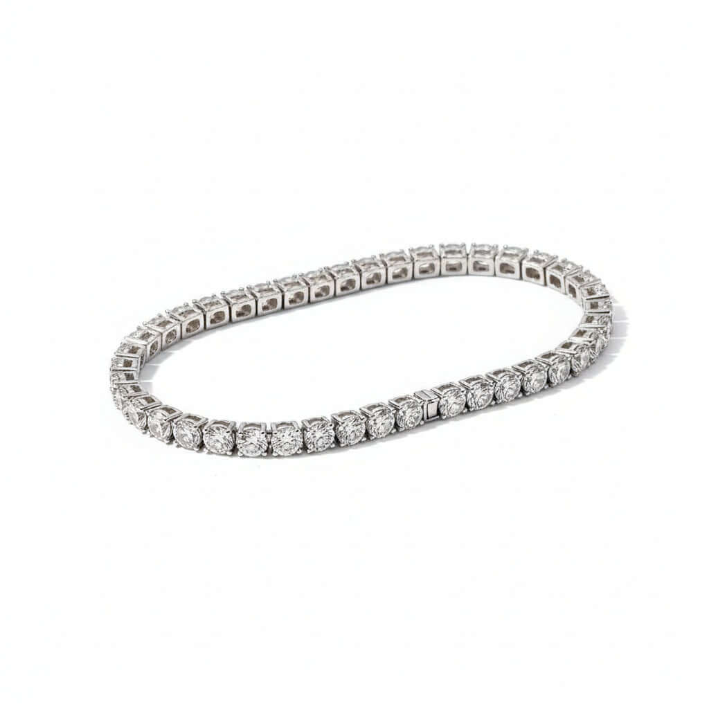 Zircão Iced Bracelet — Gold & Platinum