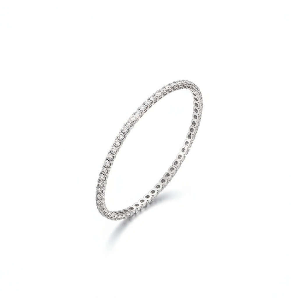 Zircão Iced Bracelet — Gold & Platinum