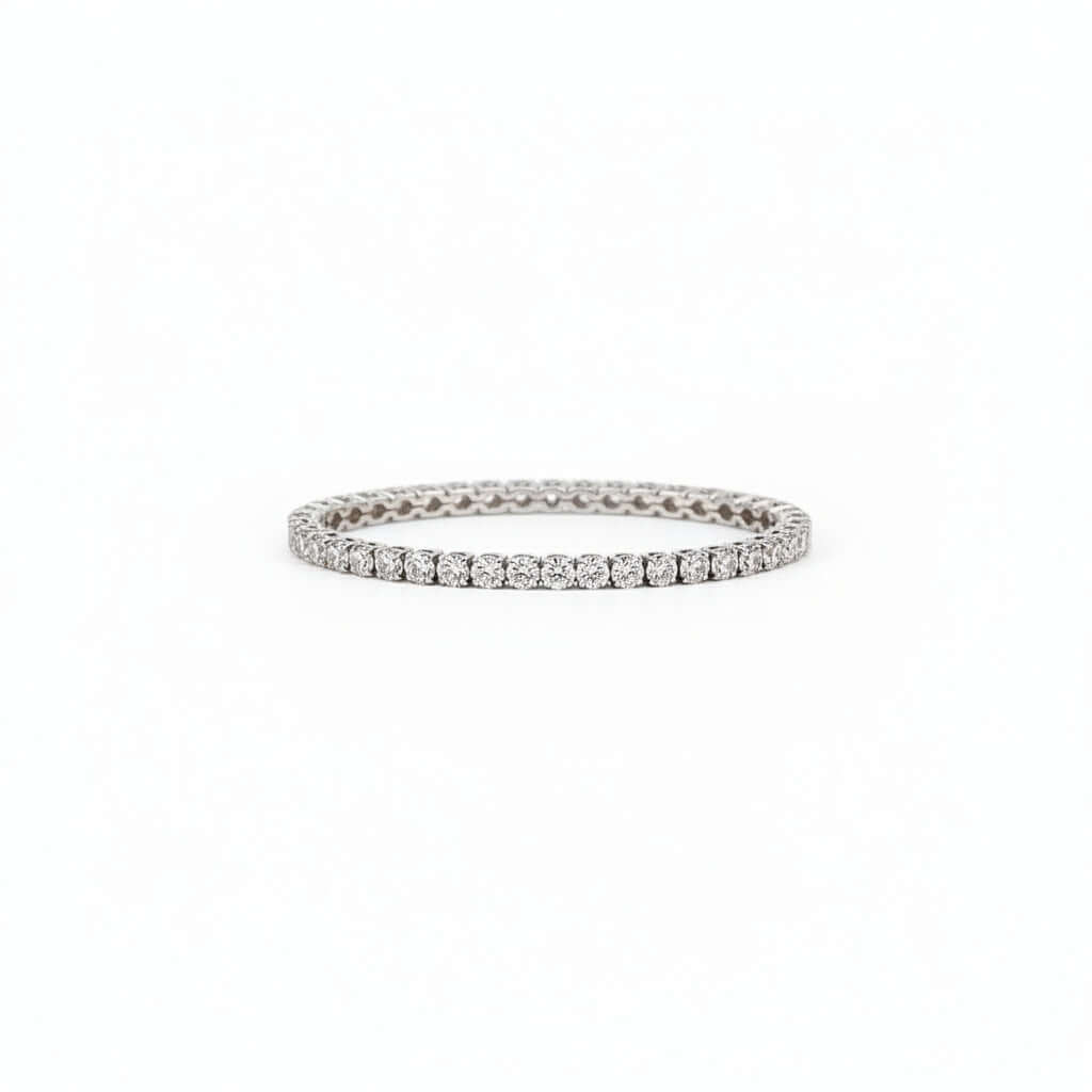 Zircão Iced Bracelet — Gold & Platinum